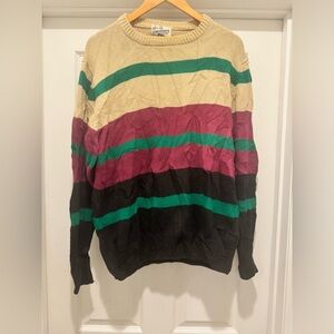 Vintage Sears & Roebuck stripped sweater large